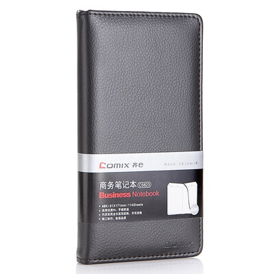 

COMIX C5823 48K leather notebook notebook diary 114 pages black