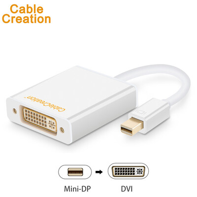 

CABLE CREATION CD0096 MiniDP to DVI Converter Mini DisplayPort Adapter 6 Screen Splicing Adapter Thunder Macbook to Big Screen Cable