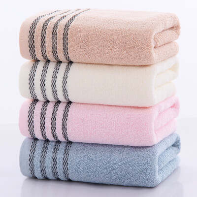

Jiuzhou deer towel home 4 loaded cotton comfortable absorbent increase face towel thickening adult wash face towel face towel powder white coffee blue 3472cm