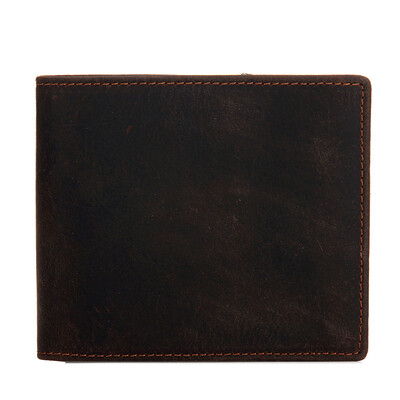 

DALFR Mens Genuine Leather Wallet Fashion Short Wallet Card Holder Cowhide Coin Purse Bag for Male Bags for Men 2017