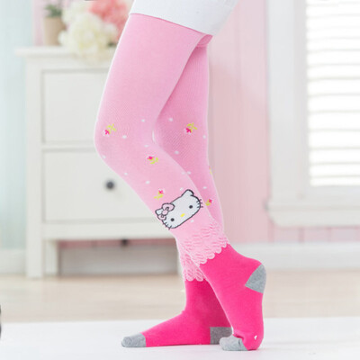 

Hello Kitty (Hello Kitty) Детские колготки девушки основывая колготки KT8032 темно-синий 100