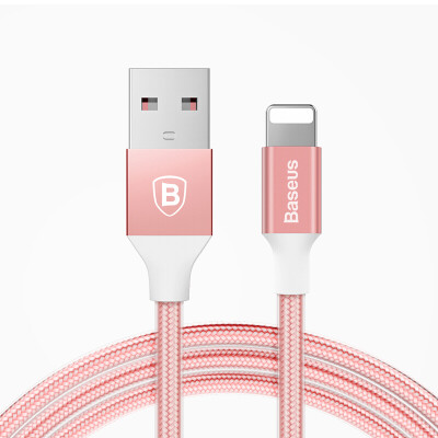

Baseus Micro USB Charging&Data Transfer Cable for iphone6X5SEPlus7PlusiPadAir Pro 1M Rose Gold