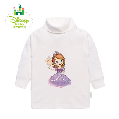 

Jingdong delivery Disney Disney baby jacket men&women baby autumn&winter plain high-necked shoulder buckle shirt 153S678 white white 73cm