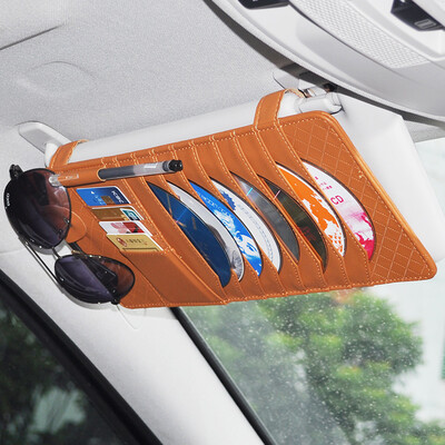 

Molong car cd clip car cd package multi-purpose sun visor cover storage sleeve CD disc disc storage bag black