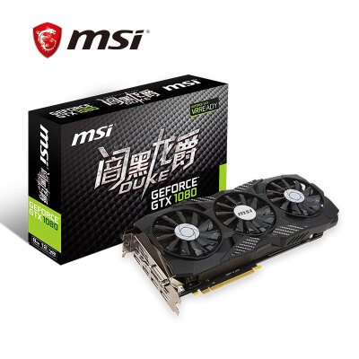 

MSI GTX 1080 8G DUKE Dark Dragons 256BIT 8 ГБ GDDR5X PCI-E3.0 Графическая карта