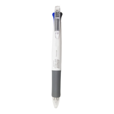 

ZEBRA B4SA1 four-color ballpoint pen with automatic pencil four-color ballpoint pen pencil multi-function multi-color pen white rod