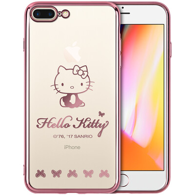 

Hello Kitty Apple 78 Plus Phone Case iPhone7 8 Plus Cartoon Case Transparent drop shatterproof shell 55-inch small naughty