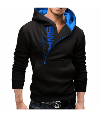 

Brand 2017 Hoodie Side Zipper Hit Color Hoodies Men Fashion Tracksuit Male Sweatshirt Off White Hoody Mens Purpose Tour Hoodie