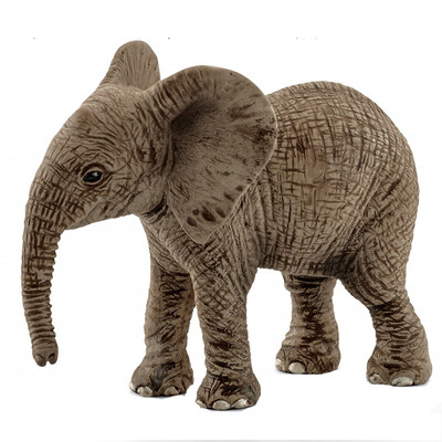 

Schlech Schleich German brand hand-painted animal wildlife color simulation animal model 3-year-old children puzzle teaching aids - African elephant SCHC14763