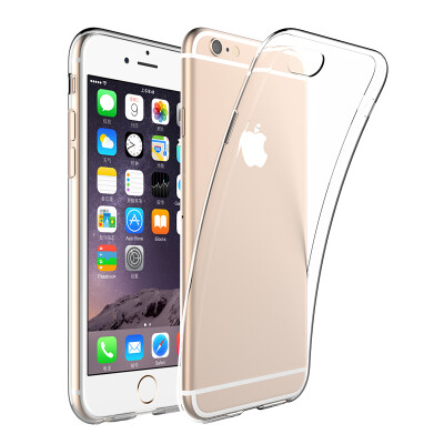 

YOMO Apple iPhone6 ​​plus / 6s plus Case Shell Case Silicone Tiny Transparent All-Enclosed Soft Shell Clear White