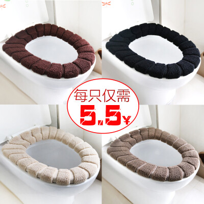 

day to day special price 4pc/set universal toilet mat Seat ring toilet seat thickened toilet seat cushion toilet seat cover