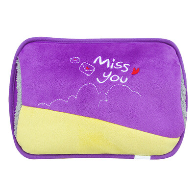 

Dr double inserts simple plush hot water bottle charging explosion-proof warm water bag has been injected water hand warmers Do you best coffee