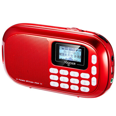 

NOGO) Q12 color version of the elderly radio portable card small speakers mini stereo Chinese display (grass green