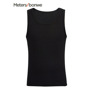 

Metersbonwe men's vest with round collar