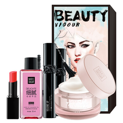 

Mary Dai Jia (MARIE DALGAR) set of elements of beauty skin care gift box (Yan Yan cream oil control moisturizing brighten bare nude makeup front frost lazy cream