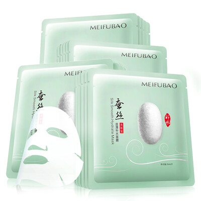 

Beauty skin care MEIFUBAO Silk Moisturizing Mask 25ml 20 water moisturizing shrink pores men&women