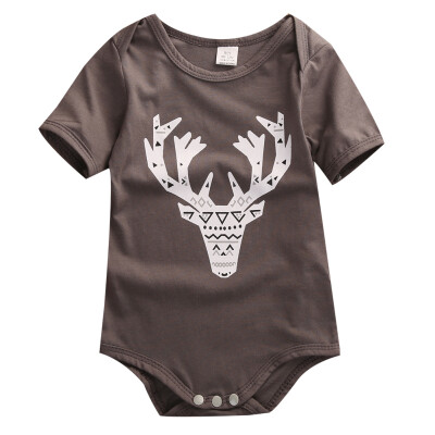 

AU Newborn Toddler Baby Boys Deer Romper Jumpsuit Playsuit Outfits Clothing 0-24