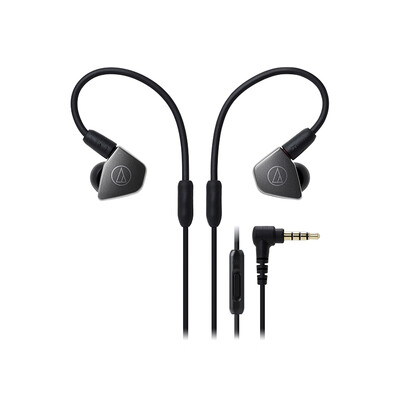 

Audio-technica ATH-LS70iS double-acting mobile phone with wire-in ear headphones gray
