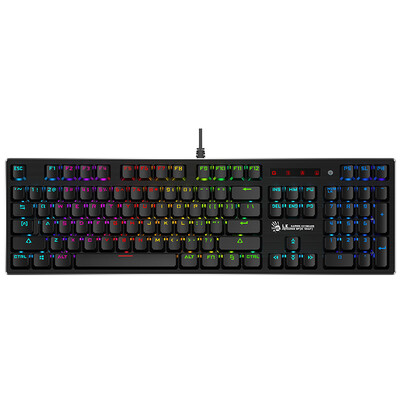 

Shuangfei Yan (A4TECH) B820R bloody ghost resurrection optical axis RGB color diffuse mechanical keyboard gaming mechanical keyboard games keyboard