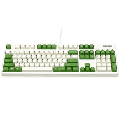 

Рафаэль может (Filco) FKBN104MC / EWG2 механические Колпачки клавиатура «104 Kathrine II» зелено-белые с зеленой оси должны выжить клавиатуры курица