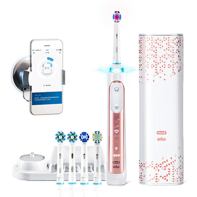 

Braun Oral-B iBrush9000 Plus 3D Bluetooth Электрическая зубная щётка (розовое золото)