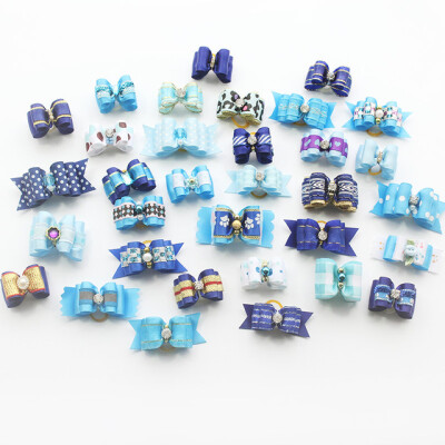 

10 Pcs Handmade Dog Bow Grooming Bows For Puppy Dogs Accessories Boutique Products 6020001 Color Party