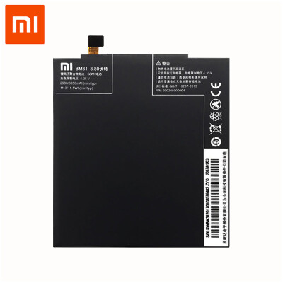 

Original Xiaomi ми 3 3050mAh Cellphone бэттери BM31 High Capacity Rechargeable бэттери pack 100% бранд new Lithium Polymer