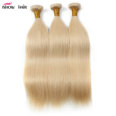 

2017 New Arrival Products 613 Blonde Hair 3Bundles Straight Human Hair Extension 10inch To 26inch Remy Brazilian Hair Weave Free S