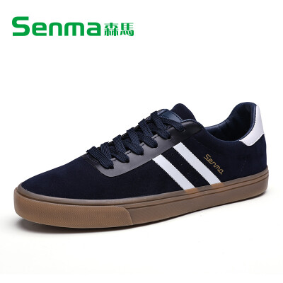 

Senma Senma casual shoes men low shoes Korean lace comfortable board shoes male 117327906 black 41 yards