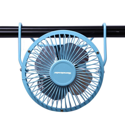 

Homeleader Mini Personal Fan, Portable Metal USB Mini Table Fan with Upgraded 4 Inch Blades, Blue