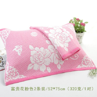 

Cntomlv Cartoon cotton Gauze pillow towl pure cotton enlarge thicken pillow towl not wool adult