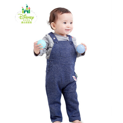 

Jingdong delivery] Disney (Disney) children's clothing men and women baby strap pants suit Spring and Autumn new children out of the service 171T667 possession of green 100cm