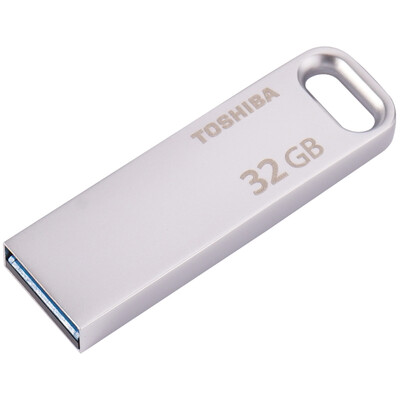 

TOSHIBA 32G U363 металлический флеш-накопитель USB 3.0 серебристая скорость чтения 120 МБ / с