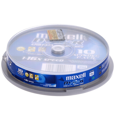 

Maxell DVD-R 16-speed 4.7G Taiwanese drums with 10 discs