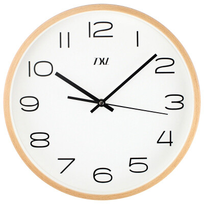 

Wooden Wall Clock Quiet Silent Sweep Wooden Clock Modern Brief Fashion Concise Clock 126 Inch Large Number Display Wall Clock