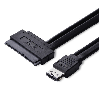 

Зеленый сустав (UGREEN) Esata ESATA комбо жесткая линия кабель передачи данных sata7 + 15 2,5-дюймовый мобильный жесткий диск кабель адаптера преобразователь ноутбук 10646