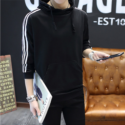 

2017 autumn new long-sleeved hooded sweater men's sports casual jacket youth jacket