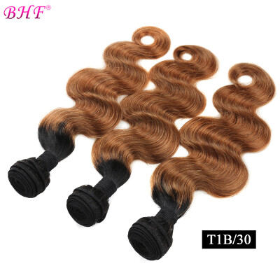 

BHF Hair Remy Human Two Tone Color Malaysian Human Hair Weave Bundles 100 Malaysian Hair Body Wave