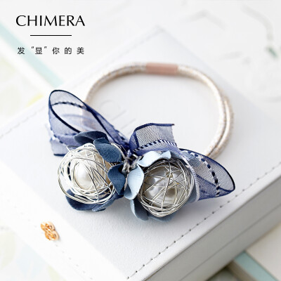 

Chimera (CHIMERA) hair accessories headdress navy wind cloth headband blue