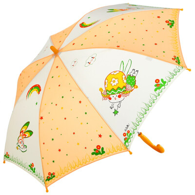 

【Jingdong supermarket】 paradise umbrella Tong Yan laughter straight hand open children sunny umbrella 11001ELHB pink