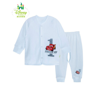 

【Jingdong distribution】 Disney (Disney) newborn underwear before the deduction underwear suit men and women baby cotton set 153T630 light yellow 90cm