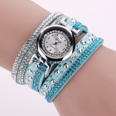 

Watch Women Luxury Dress Leather Pendants Bracelet Wristwatch Women Quartz Watch Casual Vintage Watch