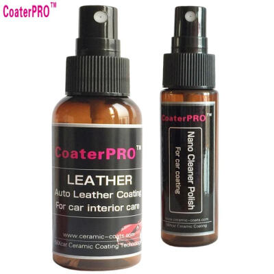 

CoaterPRO Auto interior Leather/Vinyl coating Upholstery coat make it shiny and soft factory look Superior Hydrophobic seat care