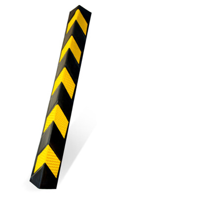 

Tang Chi CT reflective wall corner long rubber plastic corner guard bumper parking lot underground garage corner line corner protector traffic facilities right angle length 80cm thick 6mm