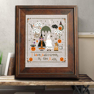 

embroider DIY DMC Cross stitchSets For Embroidery kits Rainy-Halloween factory direct sale