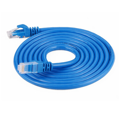 

Muyang (MuYang) MY-512 ultra-five cable unshielded high-speed network cable five types of network cable jumper impedance small environmental protection durable 5 m blue