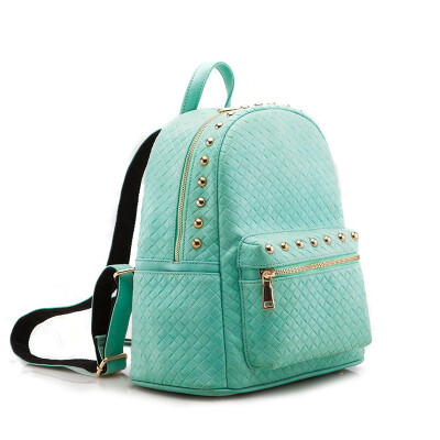 

Aliwillam® Fashion rivet backpack Campus style women leather Backpack ladies girls school backpacks shoulder bags lovely bagpack