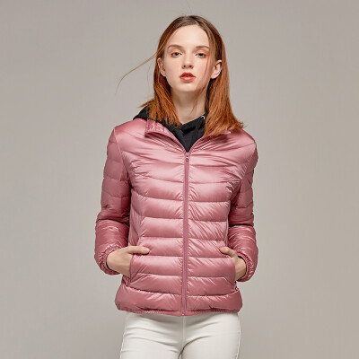

Snow fly down jacket women goose down body thin couple winter coat X1701046 bright red | 1158 170