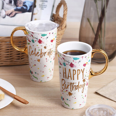 

A Ting The lovers drinking coffee cup ceramic cup mug with cover decal on Creative Cup