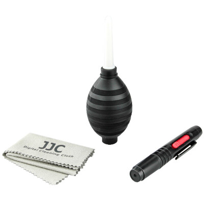 

JJC CL-3 (D) + Cleaning Kit выдува углерода головка щетки двойной линзы ручка + объектив чистящий универсальный Canon Nikon Olympus Pentax Sony Шиао Рич микро-камера SLR
